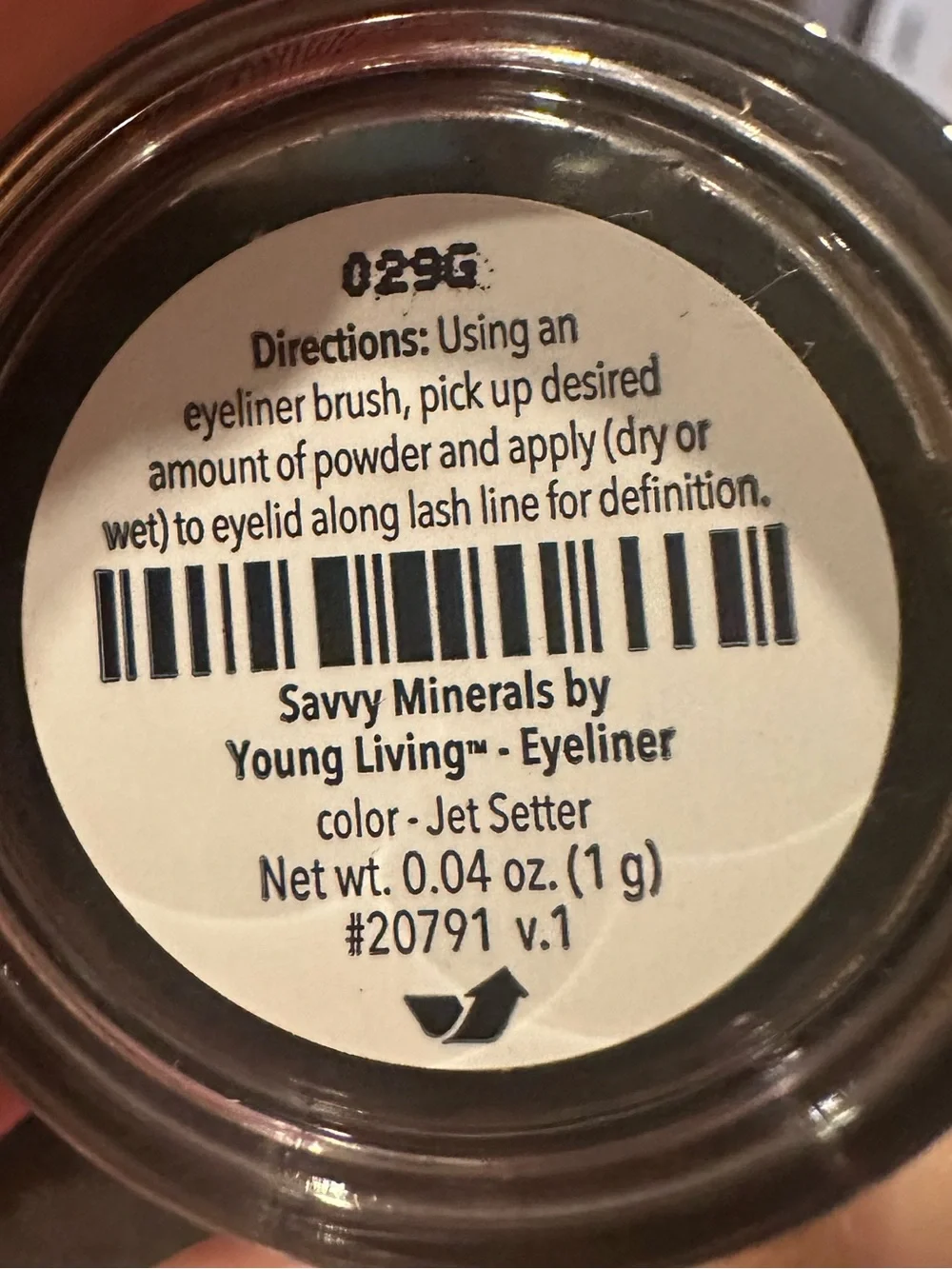 Savy Minerals By Young Living Eyeshadow Bundle of Matte Black & Medium Brown